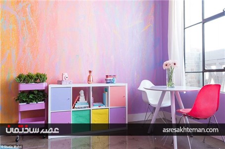 خانه رنگین کمانی +تصاویر دیدنی