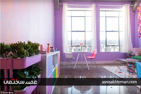 خانه رنگین کمانی +تصاویر دیدنی