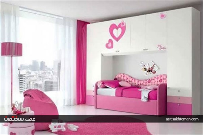 دکوراسیون سفید اتاق کودک