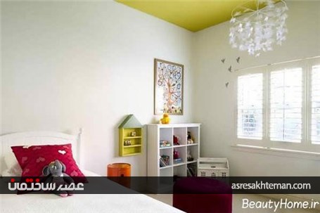دکوراسیون سفید اتاق کودک