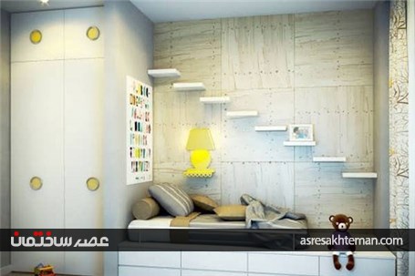 دکوراسیون سفید اتاق کودک