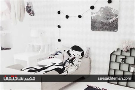 دکوراسیون سفید اتاق کودک