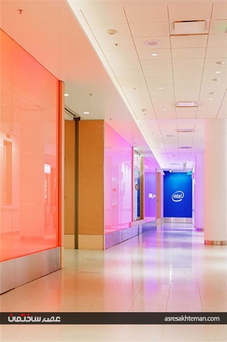 طراحی داخلی ساختمان شرکت intel