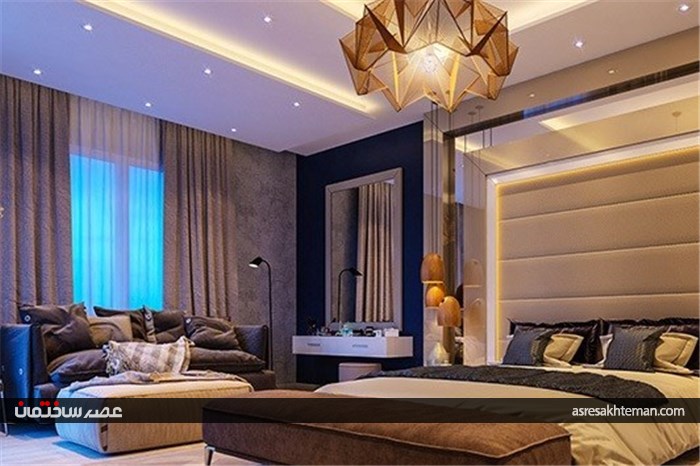 طراحی داخلی اتاق خواب: 4 اتاق خواب لوکس
