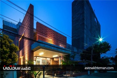 معماری خانه آجری NGAMWONGWAN