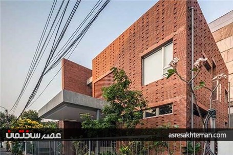 معماری خانه آجری NGAMWONGWAN
