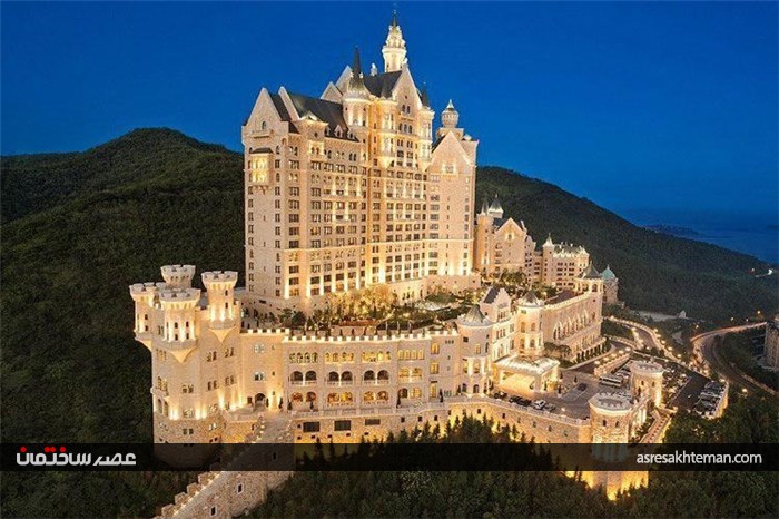 معماری هتلی باشکوه در چین با الهام از کاخ‌های دیزنی
