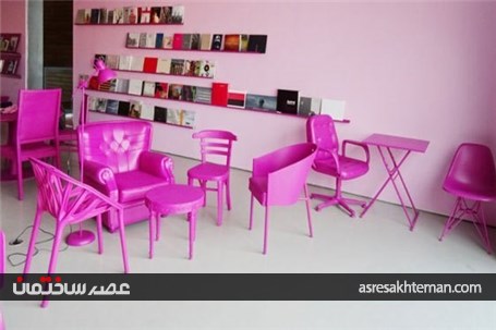 طراحی داخلی کتابخانه عمومی با استفاده از مبلمان های قدیمی