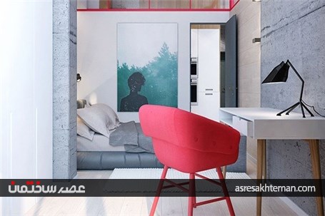 استفاده از رنگ قرمز در طراحی داخلی مسکونی