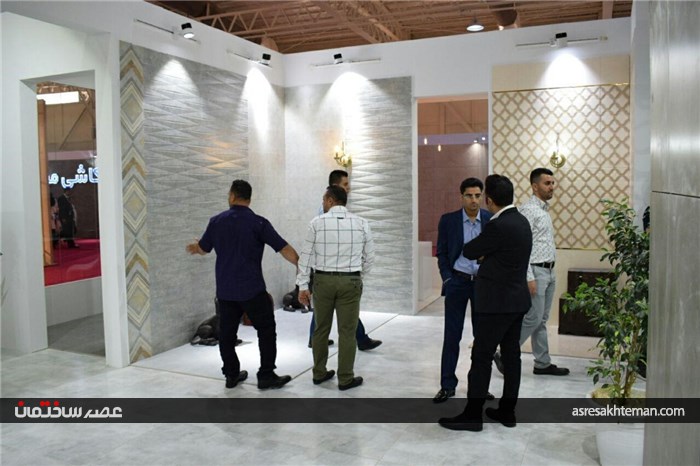 گزارش تصویری از بیست و چهارمین نمایشگاه کاشی،سرامیک و چینی بهداشتی