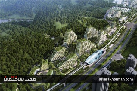 چین ساخت نخستین شهر جنگلی جهان را آغاز کرد +تصاویر