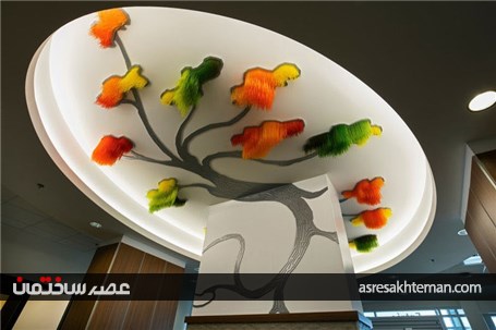 نمونه های خلاقانه از طراحی سقف کاذب دکوراتیو