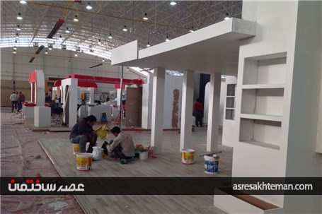 گزارش تصویری آماده سازی نوزدهمین نمایشگاه بین المللی صنعت ساختمان شیراز