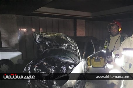 نجات 5 نفر از میان دود سیاهنجات 5 نفر از میان دود سیاه