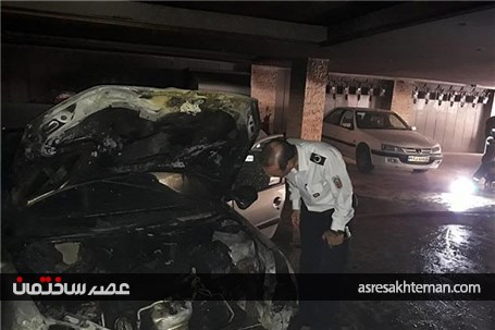 نجات 5 نفر از میان دود سیاهنجات 5 نفر از میان دود سیاه