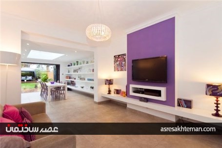 استفاده از رنگ بنفش در دکوراسیون مدرن