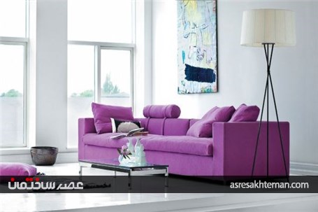 استفاده از رنگ بنفش در دکوراسیون مدرن