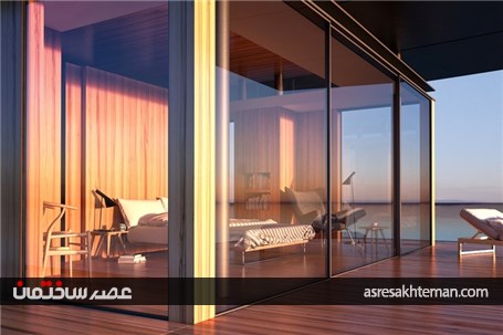 طرح ویلای شناور