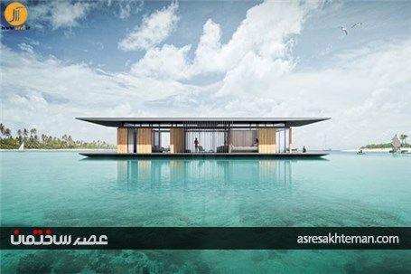 طرح ویلای شناور