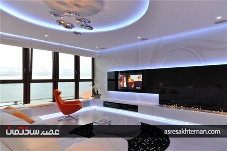 طراحی داخلی آپارتمان لوکس