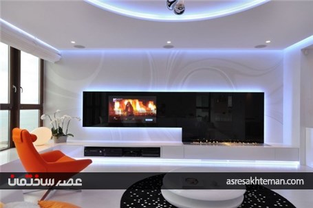 طراحی داخلی آپارتمان لوکس