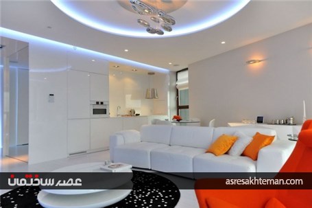 طراحی داخلی آپارتمان لوکس