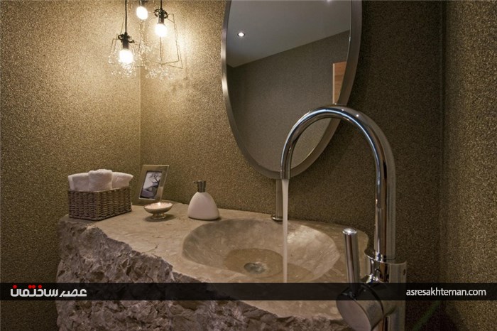 طراحی ویلای کوهستانی به سبک ارگانیک