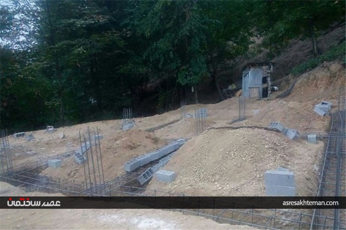 خانه ای که در دل طبیعت سوخت