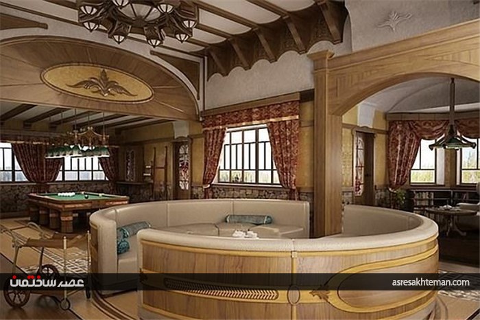 عمارتی باشکوه برای تعطیلات رئیس جمهور روسیه + تصاویر