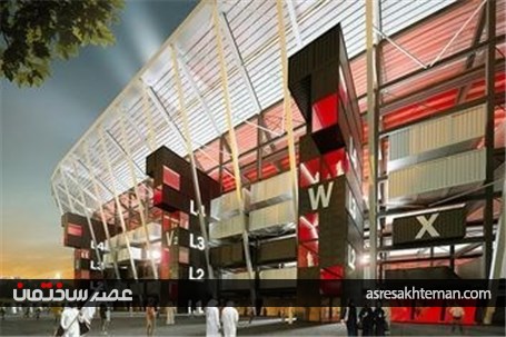 استادیوم قابل حمل قطری‌ها برای جام جهانی‌2022 +عکس