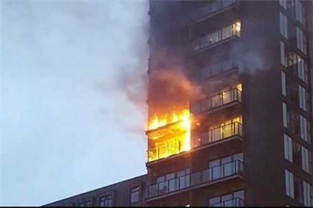 آتش سوزی برج بی‌خانمان‌ها در برزیل