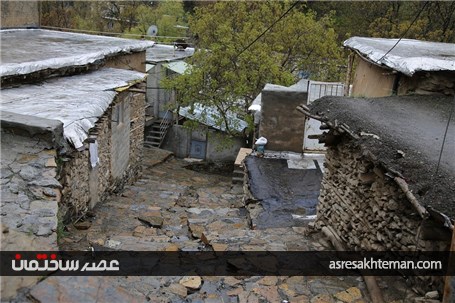 هنرنمایی سنگ و چوب در معماری روستاهای بخش سیروان کردستان+عکس