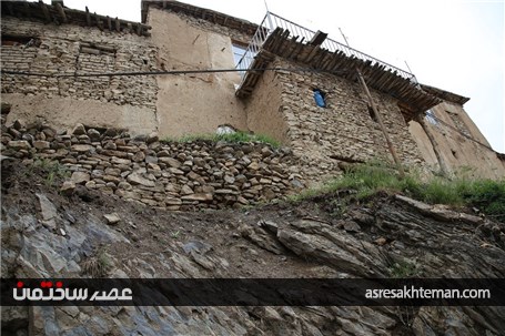 هنرنمایی سنگ و چوب در معماری روستاهای بخش سیروان کردستان+عکس