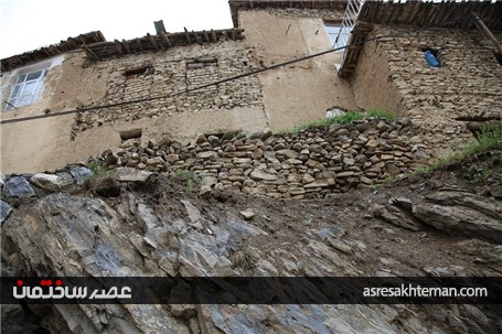 هنرنمایی سنگ و چوب در معماری روستاهای بخش سیروان کردستان+عکس