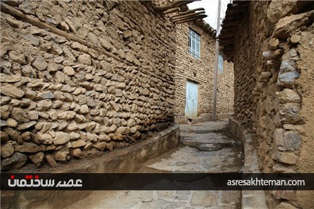 هنرنمایی سنگ و چوب در معماری روستاهای بخش سیروان کردستان+عکس