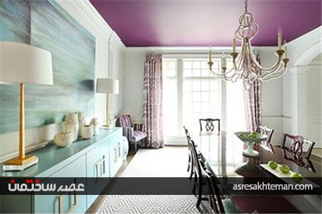 ایده‌های ست کردن دکوراسیون با رنگ بنفش