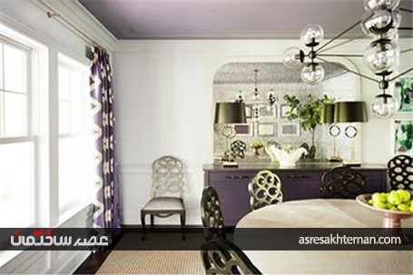 ایده‌های ست کردن دکوراسیون با رنگ بنفش