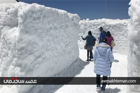 تصاویری از بام ژاپن و عمیق‌ترین جاده برفی جهان