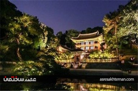 کاخی شبیه گردنبد زمرد در چین
