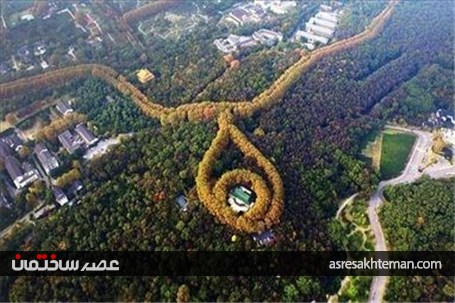 کاخی شبیه گردنبد زمرد در چین