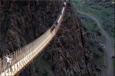 احداث سومین پل معلق جهان در خلخال
