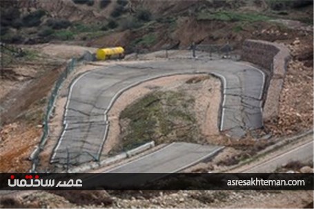 پیشروی رانش زمین در روستای حسین آباد کالپوش