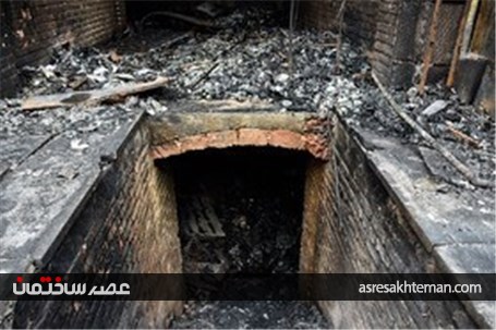بازار تبریز بعد از آتش‌سوزی شب گذشته