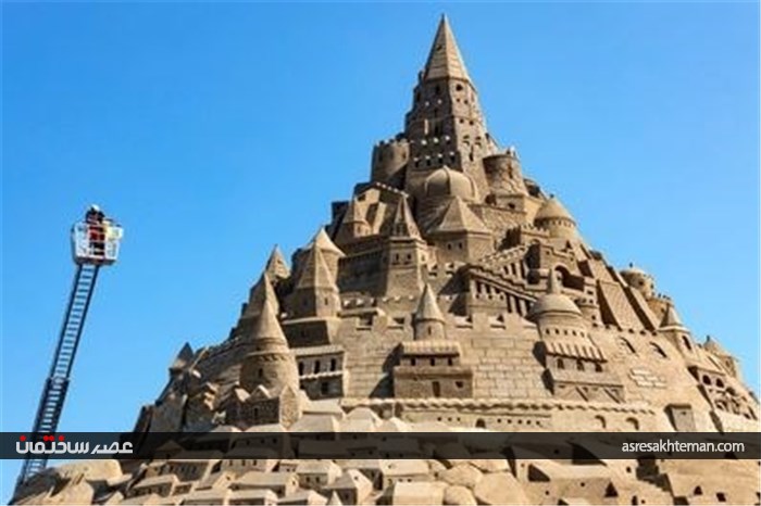 بلندترین ساختمان شنی دنیا +تصاویر