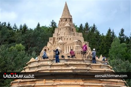 بلندترین ساختمان شنی دنیا +تصاویر