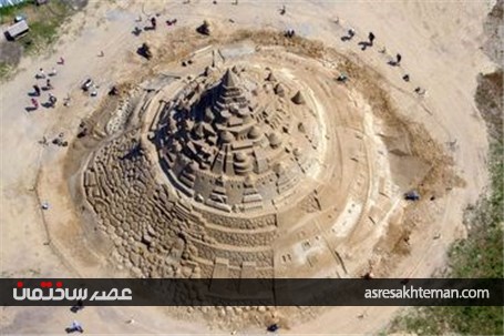 بلندترین ساختمان شنی دنیا +تصاویر