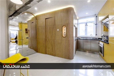 باکس هایی کاربردی در بازسازی آپارتمانی 40 متری