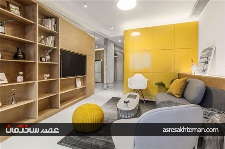 باکس هایی کاربردی در بازسازی آپارتمانی 40 متری