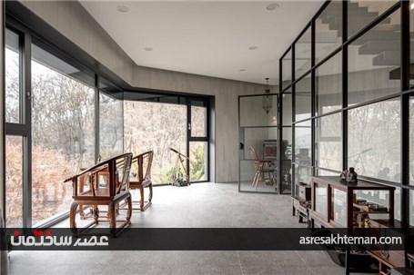 پنجره ای رو به طبیعت؛ طراحی خلاقانه &#171;خانه ای روی تپه&#187;